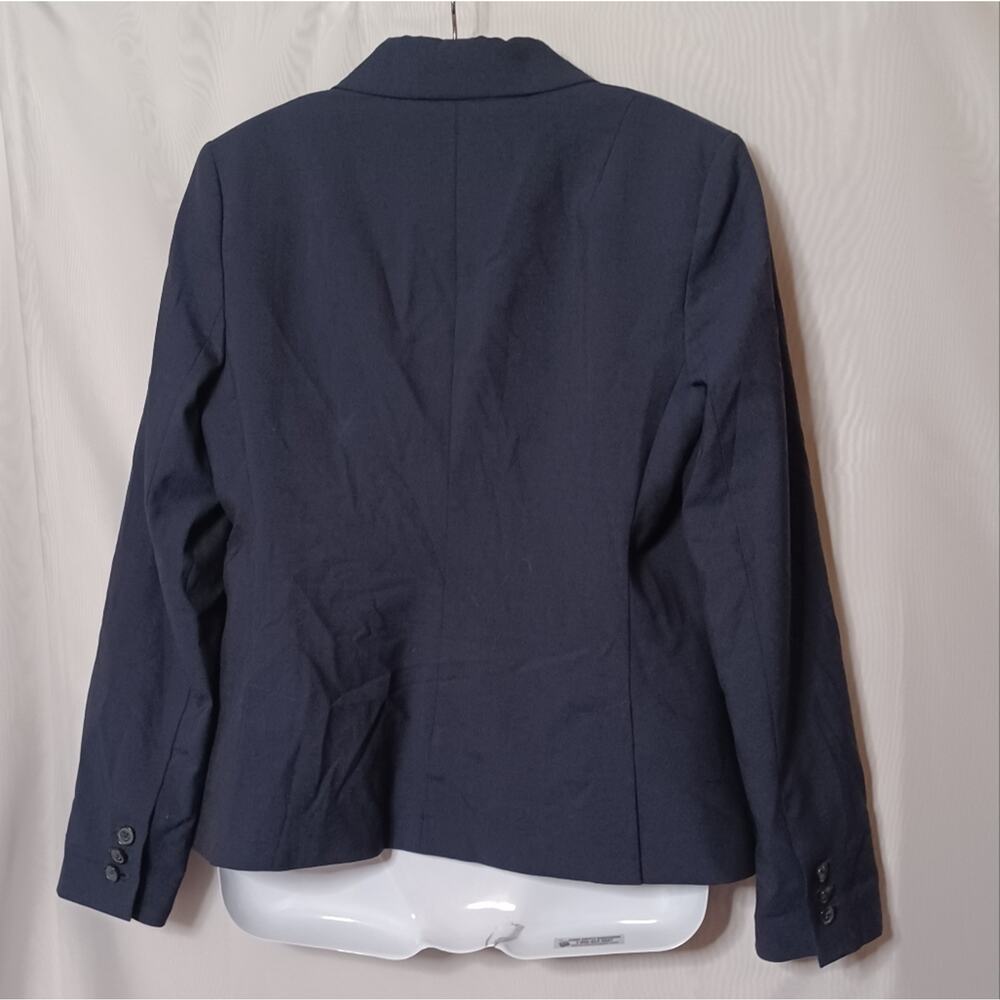 BANANA REPBULIC Dark Blue Wool Single Breasted Blazer. 8P - Picture 10 of 14
